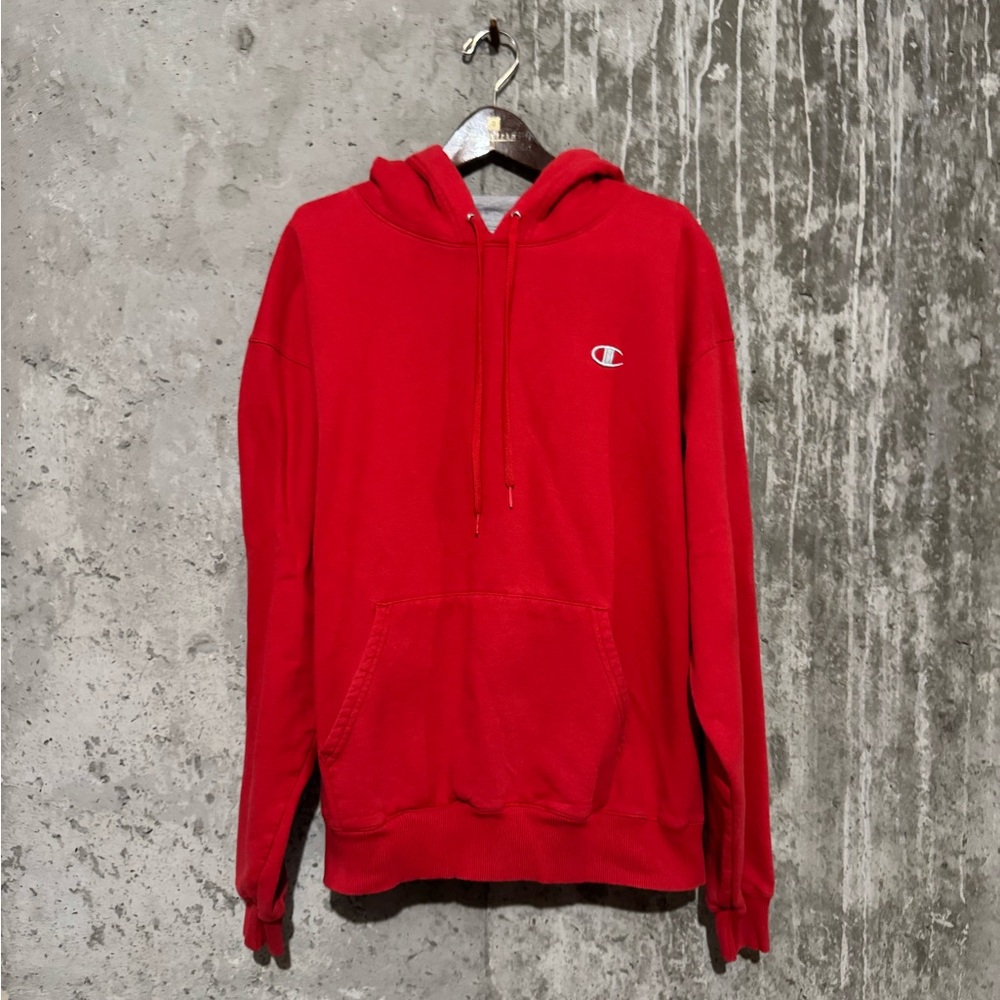 Red Champion Hoodie